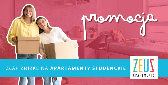 Promocje na apartamenty studenckie (710 x 360 px) - Zeus Apartments - Lublin